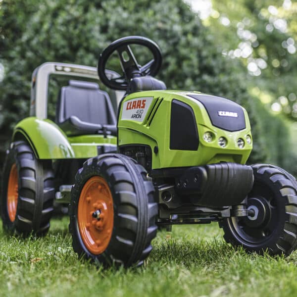 FALK Traktor na Pedały Claas Duży z Przyczepką od 3 lat - 003