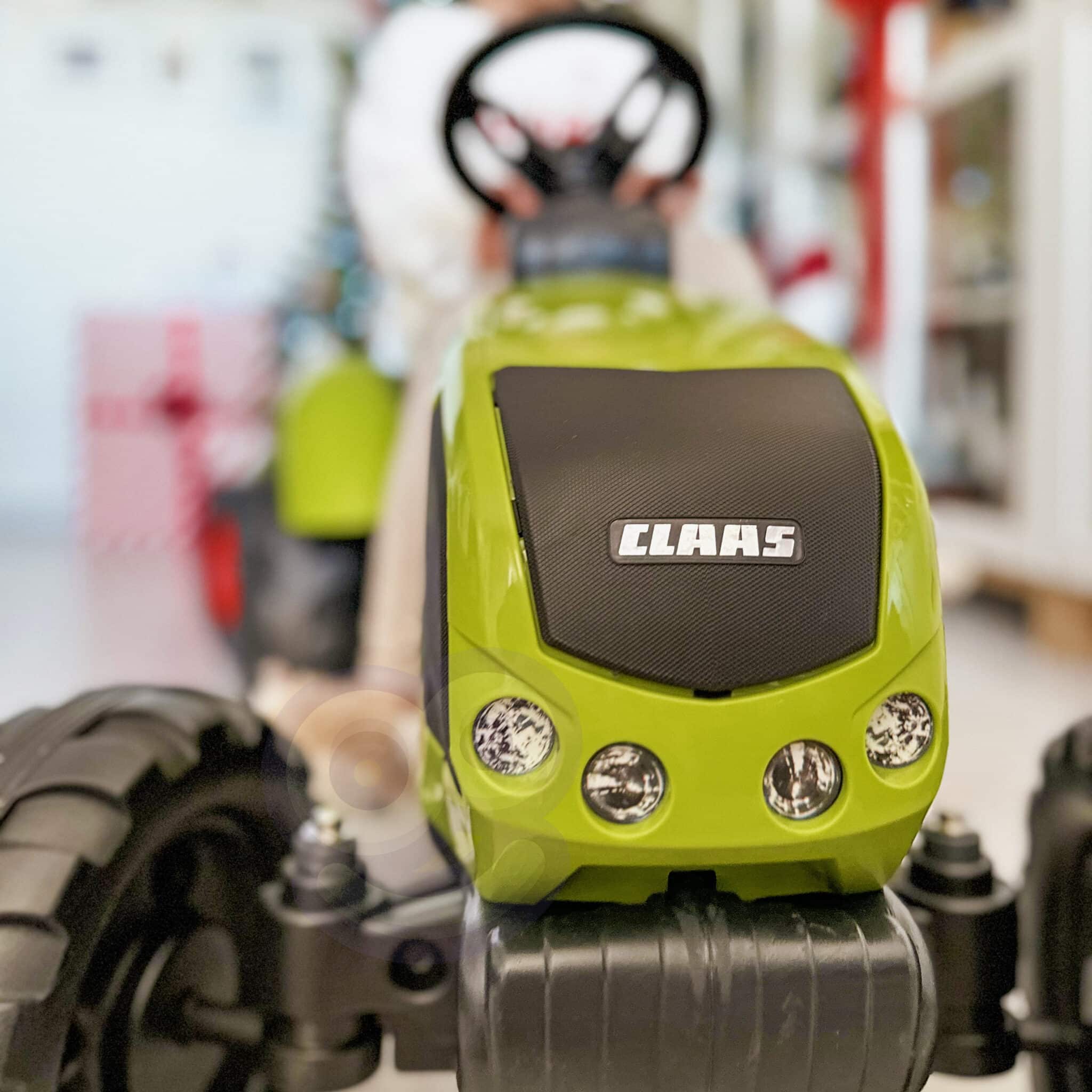FALK Traktor na Pedały Claas Duży z Przyczepką od 3 lat - 004