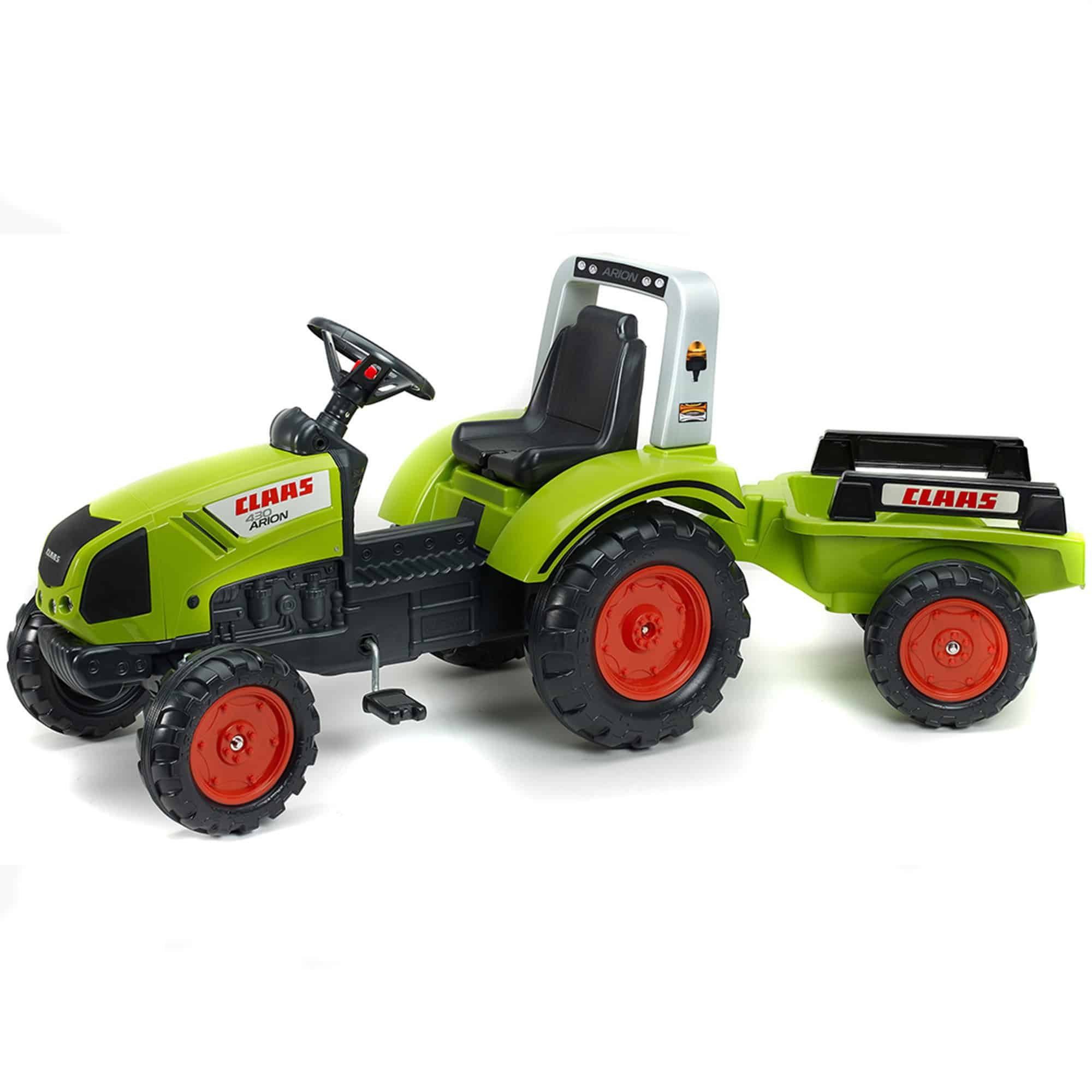FALK Traktor na Pedały Claas Duży z Przyczepką od 3 lat - 005