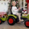 FALK Traktor na Pedały Claas Duży z Przyczepką od 3 lat - 008 FALK Traktor na Pedały Claas Duży z Przyczepką od 3 lat - 008