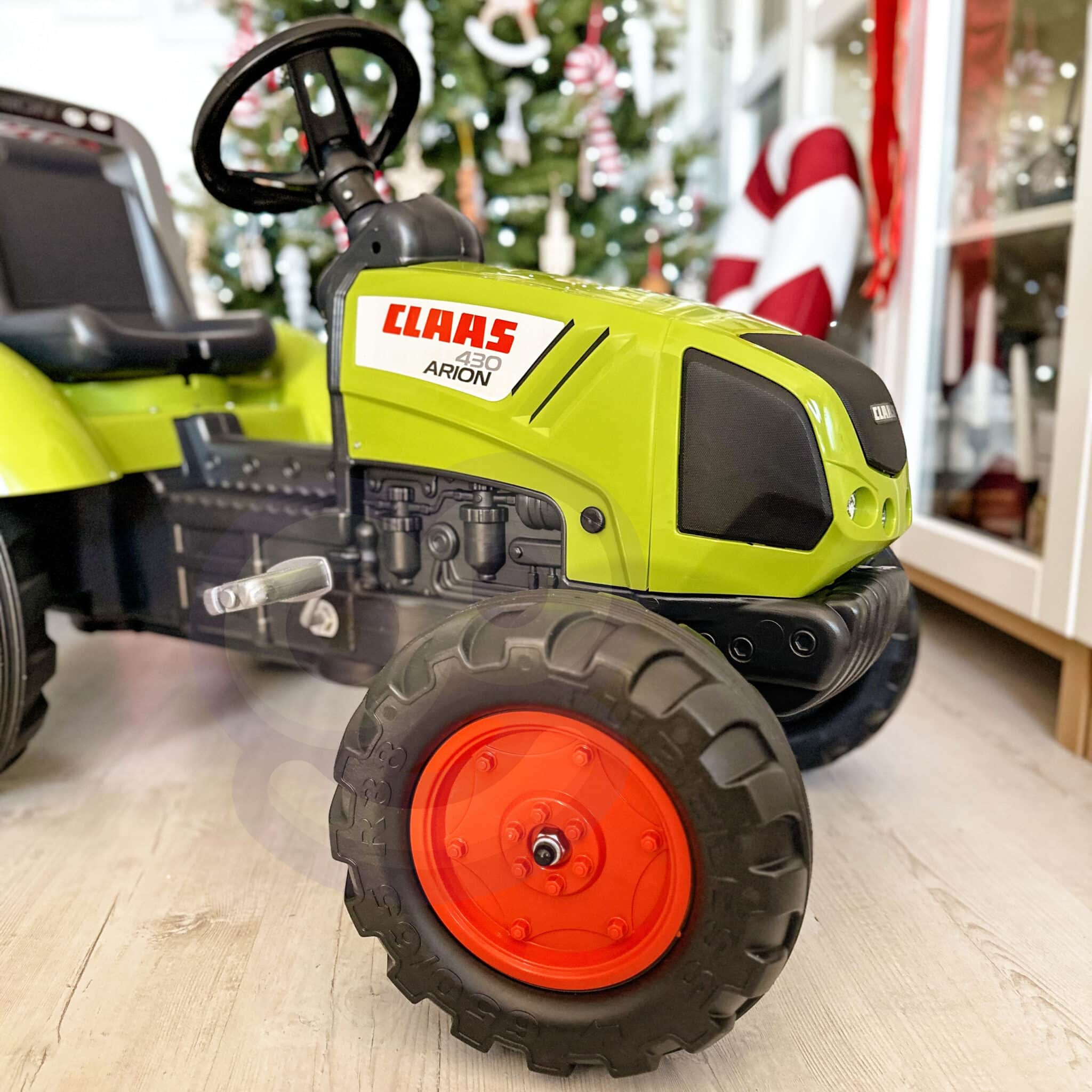 FALK Traktor na Pedały Claas Duży z Przyczepką od 3 lat - 010