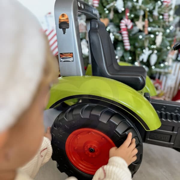 FALK Traktor na Pedały Claas Duży z Przyczepką od 3 lat - 011