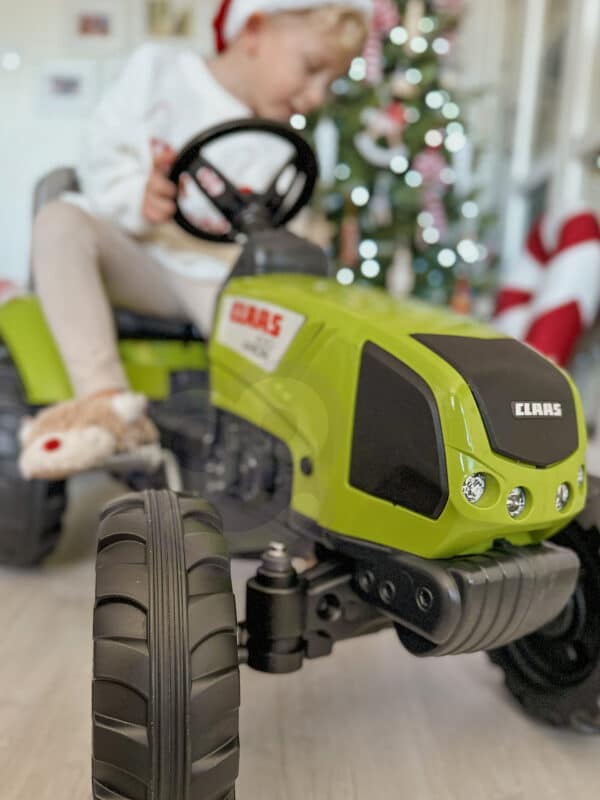 FALK Traktor na Pedały Claas Duży z Przyczepką od 3 lat - 014