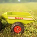 FALK Traktorek Baby Claas Axos 310 Zielony z Przyczepką od 1 roku - 006