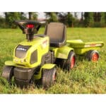 FALK Traktorek Baby Claas Axos 310 Zielony z Przyczepką od 1 roku - 008