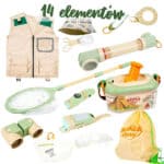 WOOPIE Discovery Zestaw Małego Odkrywcy Lornetka Kompas Siatka na Owady Motyle Latarka - 009
