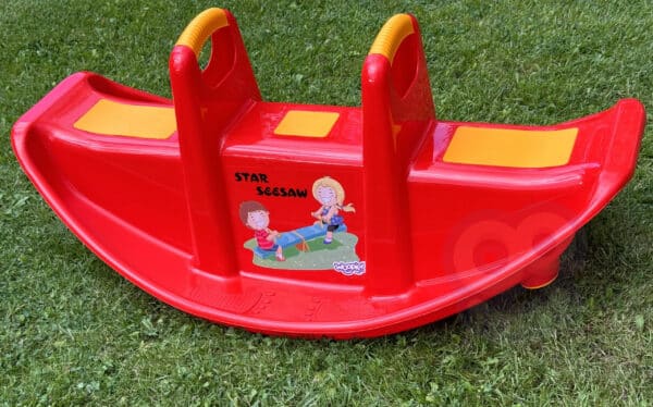 WOOPIE Bujak Wieloosobowy STAR Huśtawka Równoważna Czerwony - 002