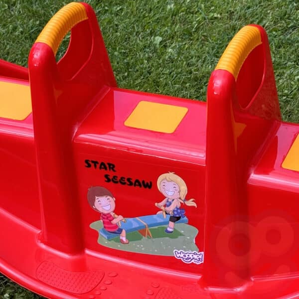 WOOPIE Bujak Wieloosobowy STAR Huśtawka Równoważna Czerwony - 003