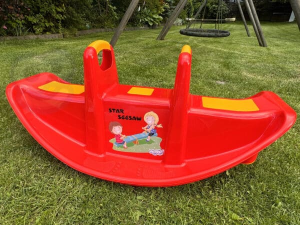 WOOPIE Bujak Wieloosobowy STAR Huśtawka Równoważna Czerwony - 004