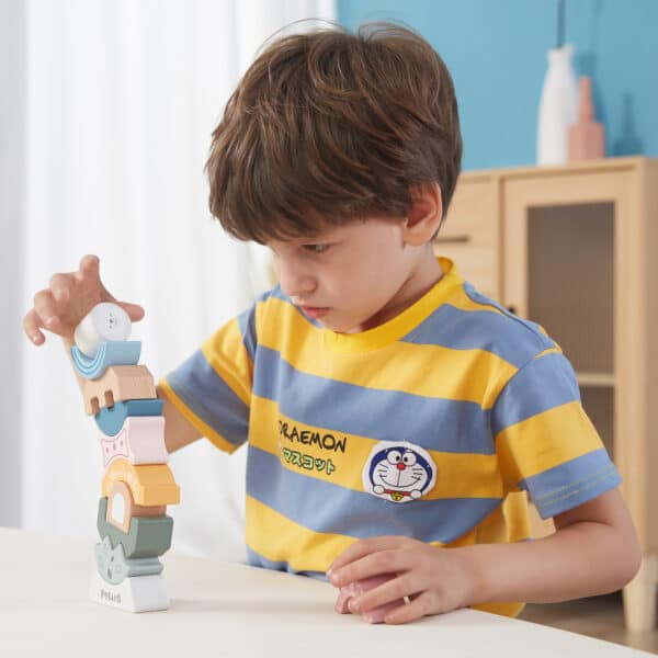 Drewniana wieża balansująca PolarB Montessori - Viga Toys - 006