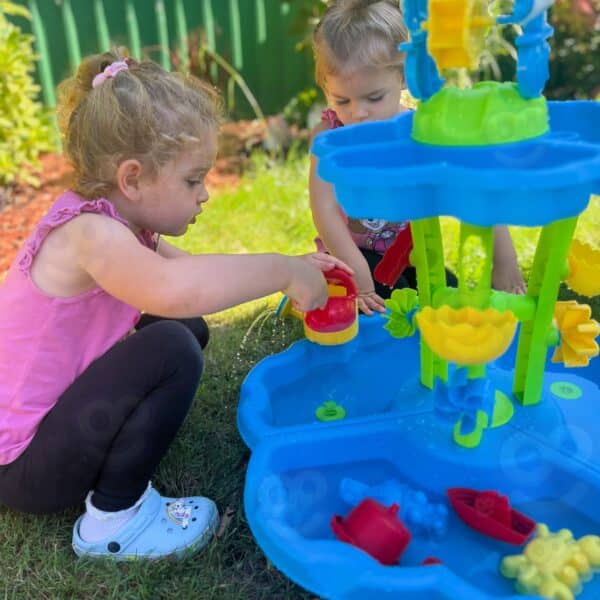 WOOPIE Stolik Wodny 2w1 Piaskownica Fontanna XXL Aquapark z Delfinem - 002