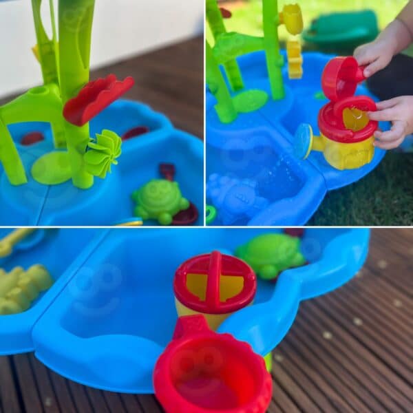 WOOPIE Stolik Wodny 2w1 Piaskownica Fontanna XXL Aquapark z Delfinem - 003