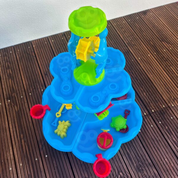WOOPIE Stolik Wodny 2w1 Piaskownica Fontanna XXL Aquapark z Delfinem - 004