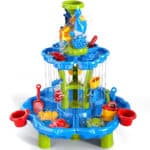 WOOPIE Stolik Wodny 2w1 Piaskownica Fontanna XXL Aquapark z Delfinem - 016