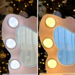 TOOKY TOY Drewniana Toaletka Motylek Akcesoria Lustro z Oświetleniem LED + Kosmetyki - 005
