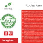 WOOPIE GREEN Drewniane Klocki do Nawlekania Zwierzęta Farma 13 el. - 013