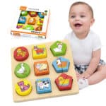 VIGA Puzzle Edukacyjne Drewniane Zwierzęta - 001