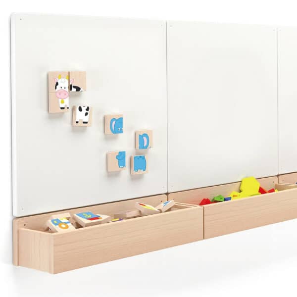 VIGA Drewniane Puzzle Magnetyczne Zwierzęta Układanka Certyfikat FSC - 003