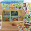 TOOKY TOY Układanka Edukacyjna Montessori Magnetyczne Pudełko dla Dzieci 80 el. - 003