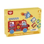 TOOKY TOY Układanka Edukacyjna Montessori Magnetyczne Pudełko dla Dzieci 80 el. - 007