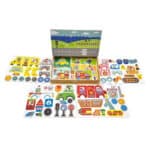 TOOKY TOY Układanka Edukacyjna Montessori Magnetyczne Pudełko dla Dzieci 80 el. - 009