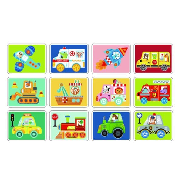 TOOKY TOY Układanka Edukacyjna Montessori Magnetyczne Pudełko dla Dzieci 80 el. - 010