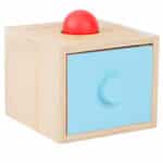 WOOPIE GREEN Drewniana Szuflada Edukacyjna 4w1 Sorter Montessori Gra w Marchewki FSC - 011