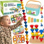 WOOPIE GREEN Konstrukcyjny BOX Motoryczny Montessori 12w1 FSC - 001