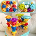 WOOPIE GREEN Konstrukcyjny BOX Motoryczny Montessori 12w1 FSC - 005
