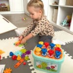 WOOPIE GREEN Konstrukcyjny BOX Motoryczny Montessori 12w1 FSC - 006