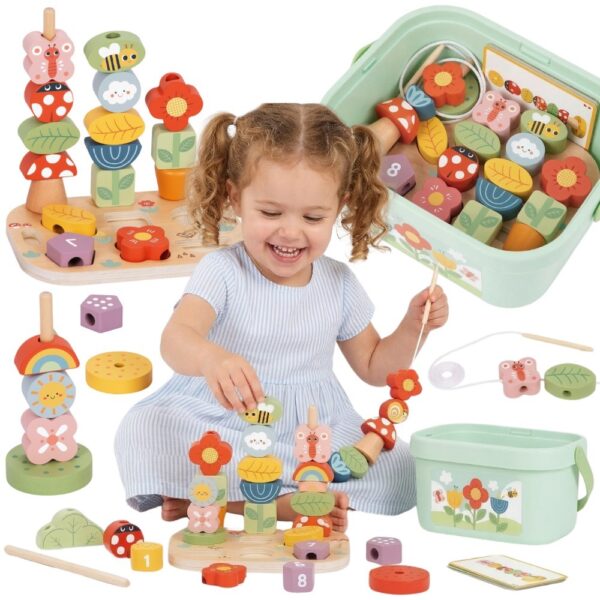 TOOKY TOY Box Edukacyjny 5w1 Magiczny Ogród Montessori - 001 TOOKY TOY Box Edukacyjny 5w1 Magiczny Ogród Montessori - 001