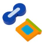 VIGA Drewniana Układanka Edukacyjna Montessori Pociąg - 006