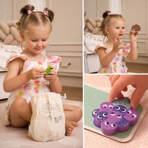 WOOPIE GREEN Układanka Sensoryczna Memory Kształty FSC - 004