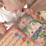 TOOKY TOY Drewniana Gra Nauka Liczenia Zwierzątka - 004