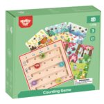 TOOKY TOY Drewniana Gra Nauka Liczenia Zwierzątka - 009