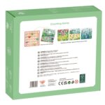 TOOKY TOY Drewniana Gra Nauka Liczenia Zwierzątka - 010