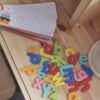 TOOKY TOY Puzzle Alfabet Montessori Nauka Literek Słów Zwierzątka 57 el. - 003