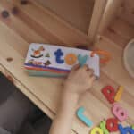 TOOKY TOY Puzzle Alfabet Montessori Nauka Literek Słów Zwierzątka 57 el. - 005