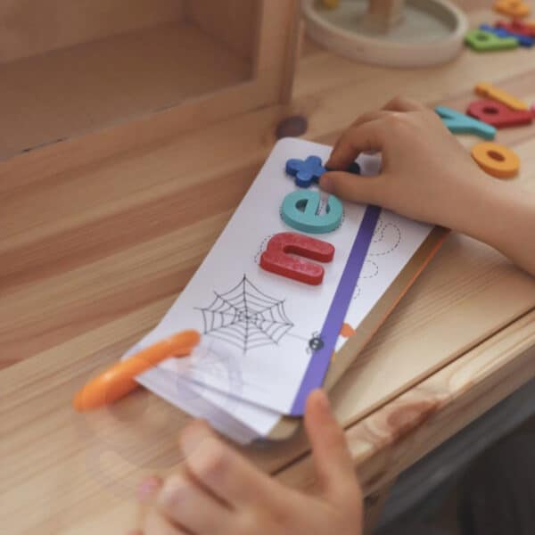 TOOKY TOY Puzzle Alfabet Montessori Nauka Literek Słów Zwierzątka 57 el. - 006