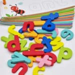 TOOKY TOY Puzzle Alfabet Montessori Nauka Literek Słów Zwierzątka 57 el. - 009