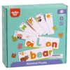 TOOKY TOY Puzzle Alfabet Montessori Nauka Literek Słów Zwierzątka 57 el. - 012