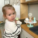TOOKY TOY Drewniane Lody Magnetyczne na Stojaku - 003