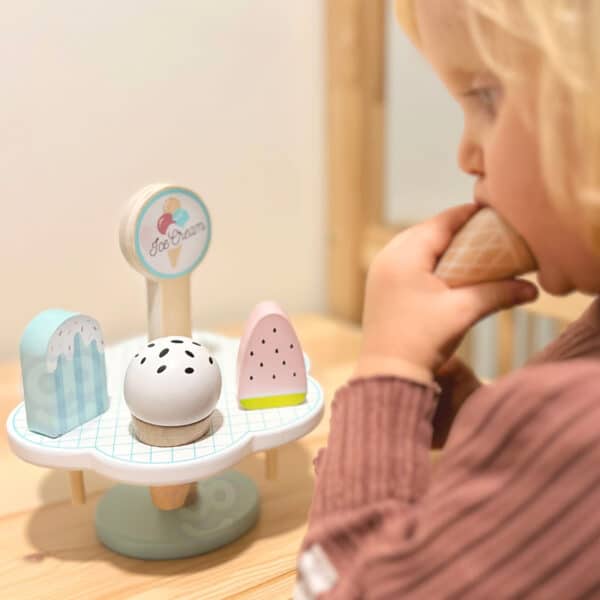 TOOKY TOY Drewniane Lody Magnetyczne na Stojaku - 004