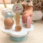 TOOKY TOY Drewniane Lody Magnetyczne na Stojaku - 006