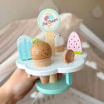 TOOKY TOY Drewniane Lody Magnetyczne na Stojaku - 009