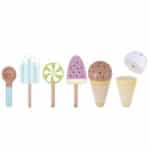 TOOKY TOY Drewniane Lody Magnetyczne na Stojaku - 012