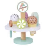 TOOKY TOY Drewniane Lody Magnetyczne na Stojaku - 013