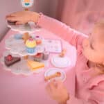 TOOKY TOY Patera Słodkości Drewniany Stojak Babeczki Ciasta - 003