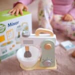 WOOPIE GREEN Drewniany Mikser Kuchenny Blender z Akcesoriami 11 el. - 007