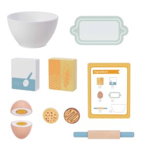 WOOPIE GREEN Drewniany Mikser Kuchenny Blender z Akcesoriami 11 el. - 009